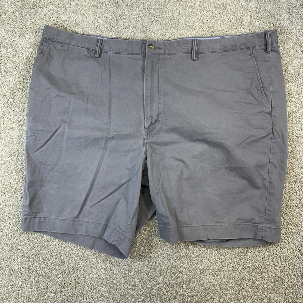 Polo Ralph Lauren Mens 50 Classic Fit 9" Inseam Stretch Chino‎ Shorts Gray 50B